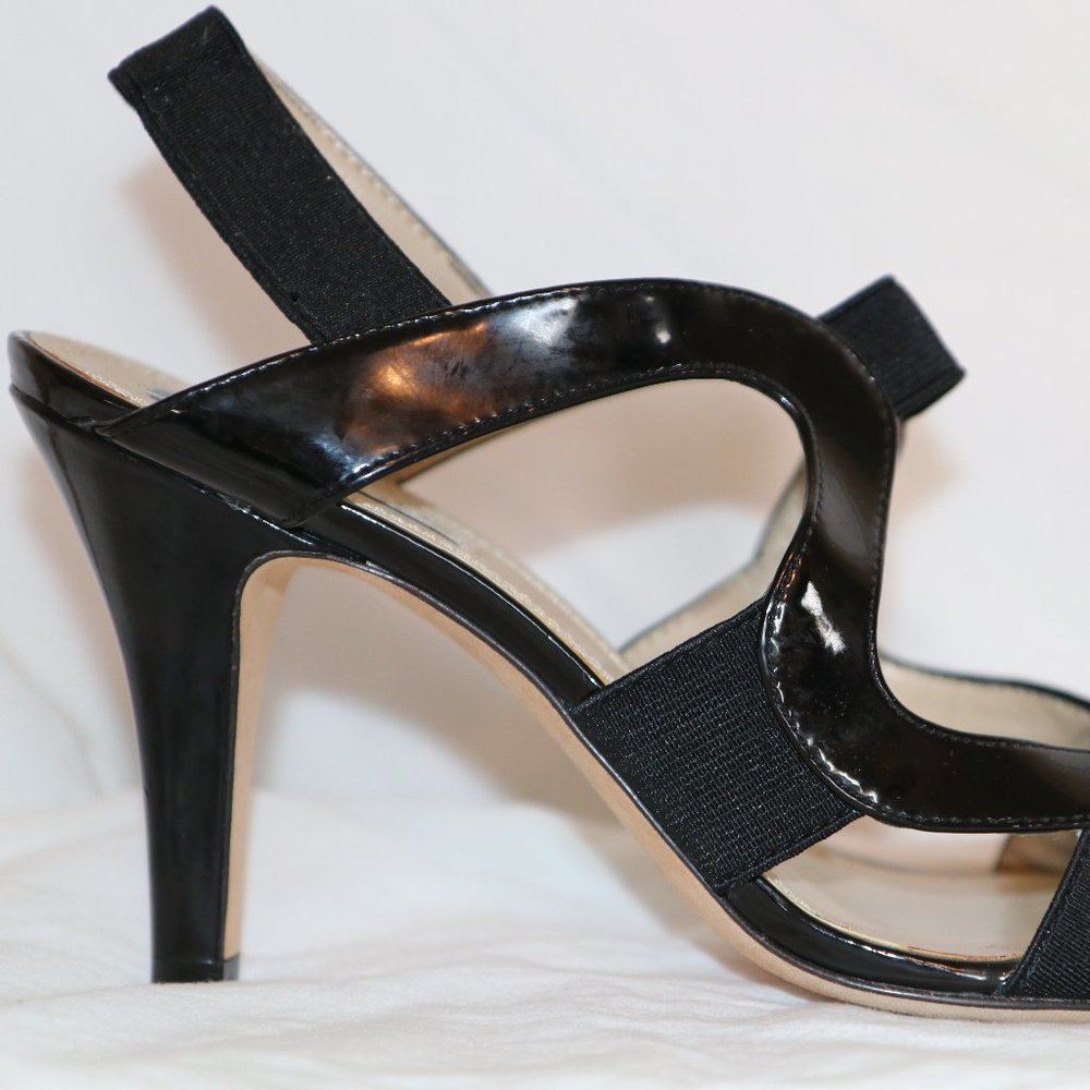 ARNOLD CHURGIN BLACK SANDALS SIZE 8 1/2 USED - Picture 8 of 16